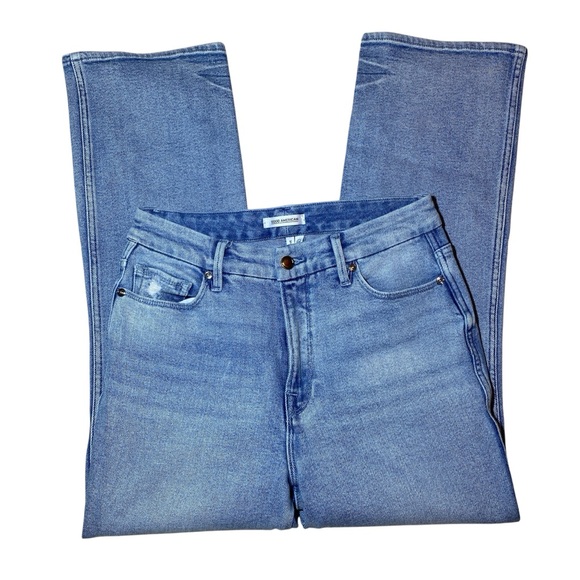 Good American Curve Straight Leg Jeans - Picture 1 of 9